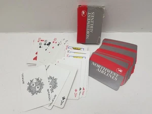 Vintage Northwest Airlines Playing Cards Deck Collect Retro Aviation Memorabilia - Picture 1 of 8
