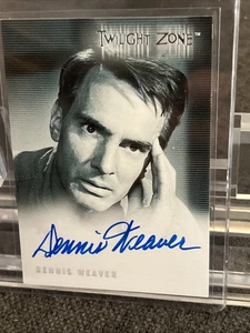 2000 Rittenhouse Twilight Zone Series 2 A36 Dennis Weaver as Adam Grant auto - Picture 1 of 4
