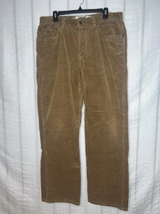 Pantalones Mountain Khakis 5 Bolsillos Hombre 36x32 Marrón Pana Recto Elástico 966 - Imagen 1 de 11