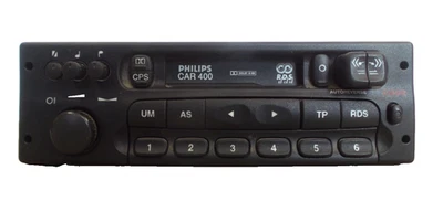 Opel Astra G T98 Radio Kassette Autoradio PHILIPS CAR 400 RDS 24455379 - Bild 1 von 4
