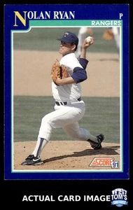 1991 Score #4 NOLAN RYAN Texas Rangers HOF EX-NM - Bild 1 von 4