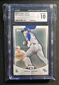 2024 Topps 50/50: Shohei Ohtani #85 CGC 10 gemas como nuevo #43 SB - Imagen 1 de 2