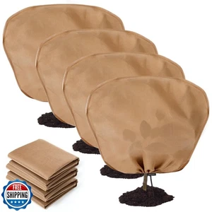 Wesnoy 4 Pcs Winter Plant Covers Freeze Protection Reusable Plant - Picture 1 of 5