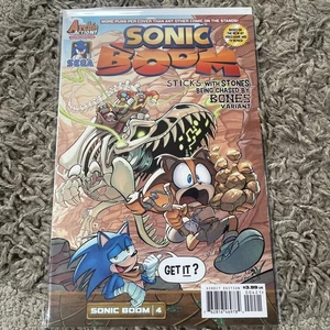 Sonic The Hedgehog issue 4 variant boom Series Archie Comic Rare Sega  - Picture 1 of 1