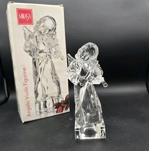 Mikasa Piombo Cristallo Araldo Collezione Angelico Violino Angelo Piombo Completo Germania - Foto 1 di 10