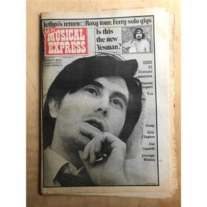 ROXY MUSIC NME MAGAZINE JULY 13 1974 - BRYAN FERRY COVER + FEATURE INSIDE - UK - Picture 1 of 2