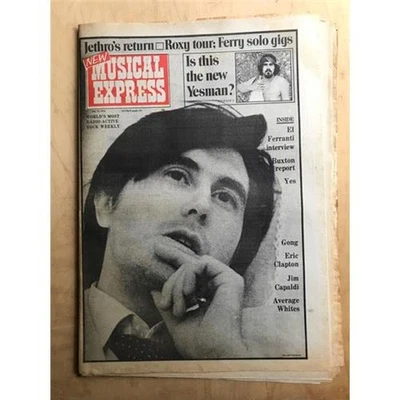 ROXY MUSIC NME MAGAZINE JULY 13 1974 - BRYAN FERRY COVER + FEATURE INSIDE - UK - Image 1 of 2