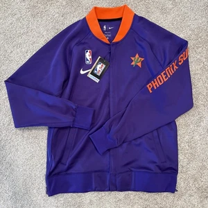 Men’s Size Medium Nike Phoenix Suns Full Zip Track Jacket Purple NBA - Picture 1 of 6