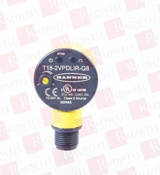 BANNER ENGINEERING T18-2VPDLIR-Q8 / T182VPDLIRQ8 (NEW NO BOX) - Image 1 of 1