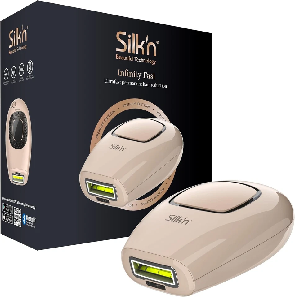 Silk’n Infinity Fast IPL Haarentferner – 600.000 Lichtimpulse, eHPL-Technologie
