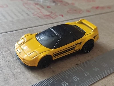 Auto retrò vintage 90 Acura NSX, Malesia, Hot Wheels, piccolo modello di auto - Immagine 1 di 4