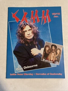 CAMM MAGAZIN BAND 2 #10 JANUAR 1991! OZZY OSBOURNE! SCHICKSALSWARNUNG! Sehr guter Zustand! - Bild 1 von 24