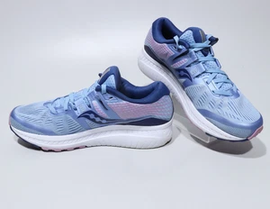 Saucony Ride ISO Everrun Womens Size 10.5 Blue Running Walking Athletic Shoes - Picture 1 of 10