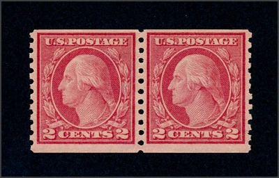 drbobstamps US Scott #454 Mint NH OG Coil Pair w/Clean 2025 PSE Cert SCV $360 - Image 1 of 3