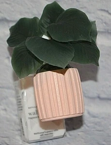 BATH & BODY WORKS WALLFLOWER HOME PLUGIN FRAGRANCE PLUG PINK HOUSEPLANT GREEN - Picture 1 of 8