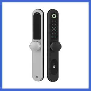 Biometric Fingerprint+Digits Pad+RFID Card+APP f/Narrow Side Push/Pull Door Lock - Picture 1 of 10