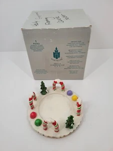 Party Lite Candycane Gum Drop Candle Holder - Picture 1 of 4