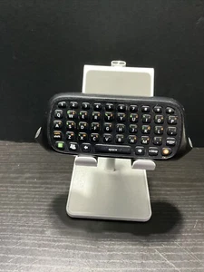 Official Microsoft Xbox 360 Chatpad Keyboard Text Keypad Controller Black - Picture 1 of 2