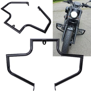 Highway Engine Guard Crash Bar For Harley Softail Slim FLSTFI Deluxe 2000-2017 - Foto 1 di 12