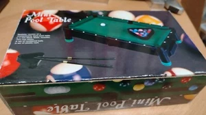 Mini Pool Table Set Vintage Billard Tisch - Bild 1 von 5