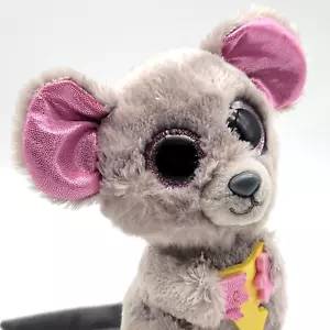 Ty Beanie Boos Quietschermaus 6 Zoll Stofftier Plüschtier Spielzeug Käse Ratte Glitzer - Bild 1 von 8