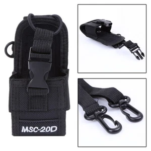 MSC-20D Nylonowa torebka Case Torba na radia MOTORALA KENWOOD Baofeng UV-5R TYT Yaesu - Zdjęcie 1 z 11