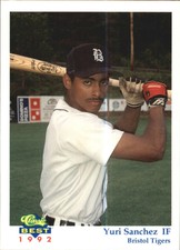1992 Bristol Tigers Classic/Best #20 Yuri Sanchez