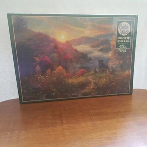 Cobble Hill  "New Day" 1000 Piece  Bears & Mountains Jigsaw Puzzle, NIB - Picture 1 of 5