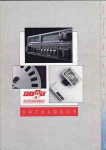 Accesorios Fiat Panda Strada Regata Uno Croma Reino Unido folleto de ventas 1987 - Imagen 1 de 1