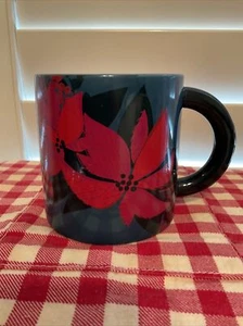 Starbucks Christmas Holiday 2021 Blau Rosa Weihnachtsstern Keramik Kaffeebecher NEU - Bild 1 von 3