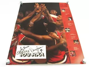 U of L 1992-1992 Basketball Schedule Poster Signed By Denny Crum H103 - Picture 1 of 7