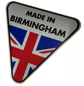 Pegatina plateada hecha en Birmingham - Austin 1100 1300 GT Cooper mini camioneta clubman - Imagen 1 de 1