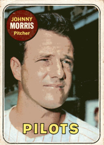 1969 Topps Baseball#111 Johnny Morris Seattle Pilots   Rookie