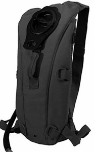 Hydration Pack Backpack 3 Liter Black New 600 denier cover wide mouth WFS - Picture 1 of 5