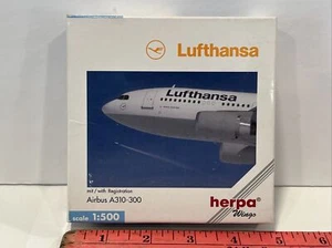 1:500 Herpa Lufthansa Transport Airlines Airways Airbus A310 300 Scale Jet Toy - Picture 1 of 10