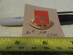 30th Field Artillery 22M Unit Crest, DI, DUI (DRAW#205) - Picture 1 of 1
