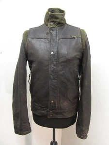 VINTAGE DOLCE GABANA LEATHER JACKET SIZE UK S - Picture 1 of 23