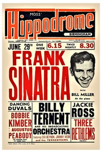 Póster de concierto Frank Sinatra 12"x18" ENVÍO GRATUITO - Imagen 1 de 1