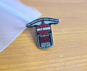 Harley Davidson 85th Milwaukee Ride for the MDA (1903-1988) Anstecknadel - Bild 1 von 3