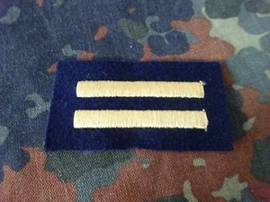 75) DDR NVA Dienstgrad ORIGINAL Volksmarine Ärmelstreifen Stabsmatrose blau - Bild 1 von 3