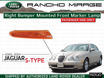 Lámpara marcadora delantera montada en parachoques derecho Jaguar tipo S 2000-2004 XR89964 OEM Foto 1 de 3