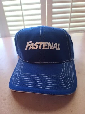 Nueva Gorra de Béisbol Sujetador Ajustable Correa Azul Blanco Puntada 100% Algodón Foto 1 de 4