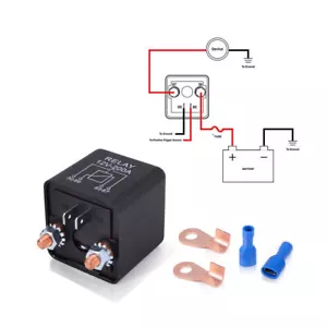 12V 200A Auto Relais KFZ Auto Starter Heavy Duty Split Schalter Steuerrelais - Bild 1 von 8