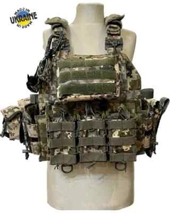 Ukrainian military body armor body kit pouches all included MM-14 UA-Digital - Picture 1 of 13