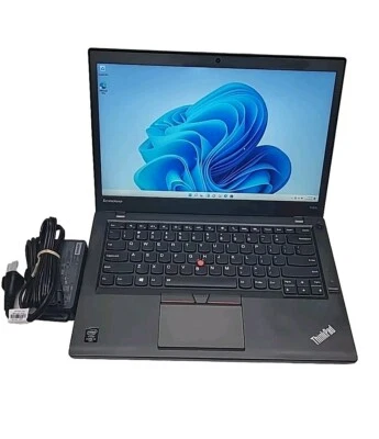 Portátil Lenovo ThinkPad T450s Core i5-5300U @ 2,30 GHz 4 GB RAM 256 GB SSD Win11pro Foto 1 de 4