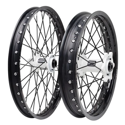 Tusk Impact Complet Front&Rear Wheel 1.60x21/2.15 x 18 Black Rim/Black - Image 1 of 2