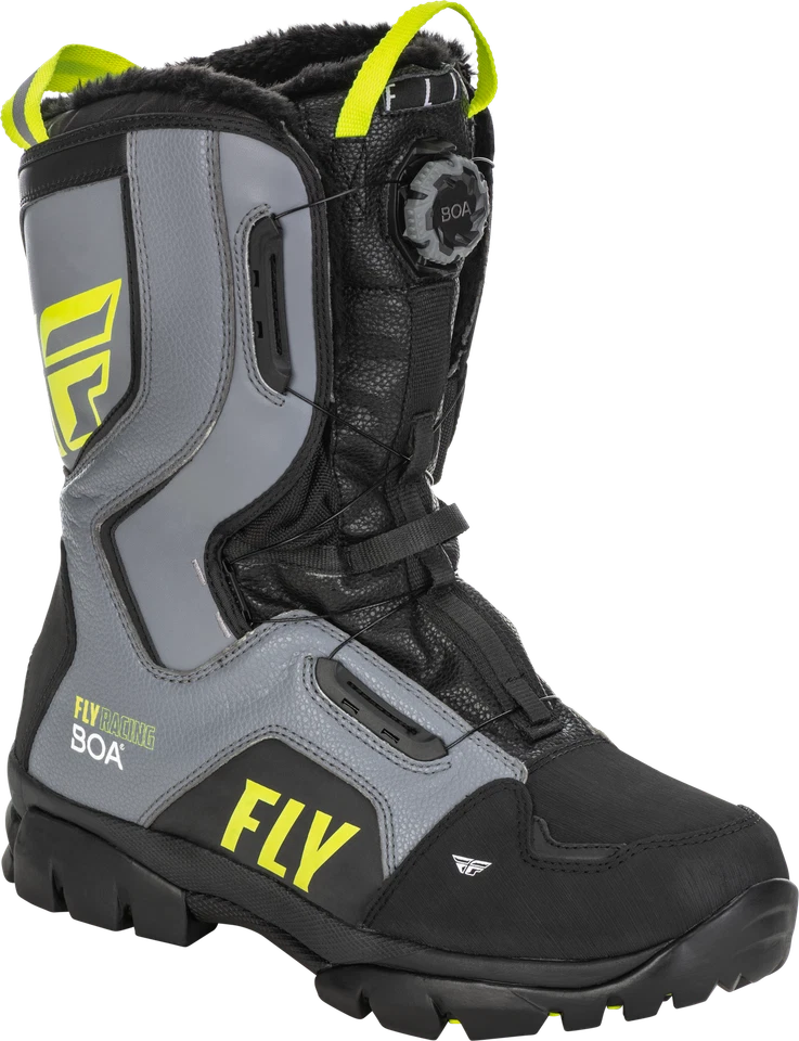 Botas Fly Racing Marker BOA 10 negras/grises/alta visibilidad Foto 1 de 1
