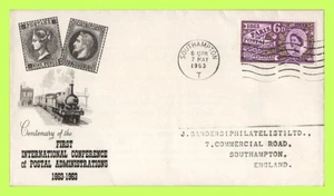 G.B. 1963 Paris Postal Conference Phosphor First Day Cover, Southampton 'T' - Picture 1 of 1