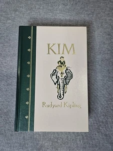 Kim Rudyard Kipling 1990 HC Illustrated Vintage - Picture 1 of 17