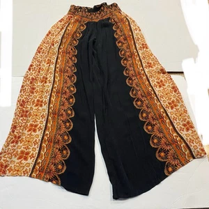 Free People Damenhose weites Bein bedruckt Größe XS EUC - Bild 1 von 5